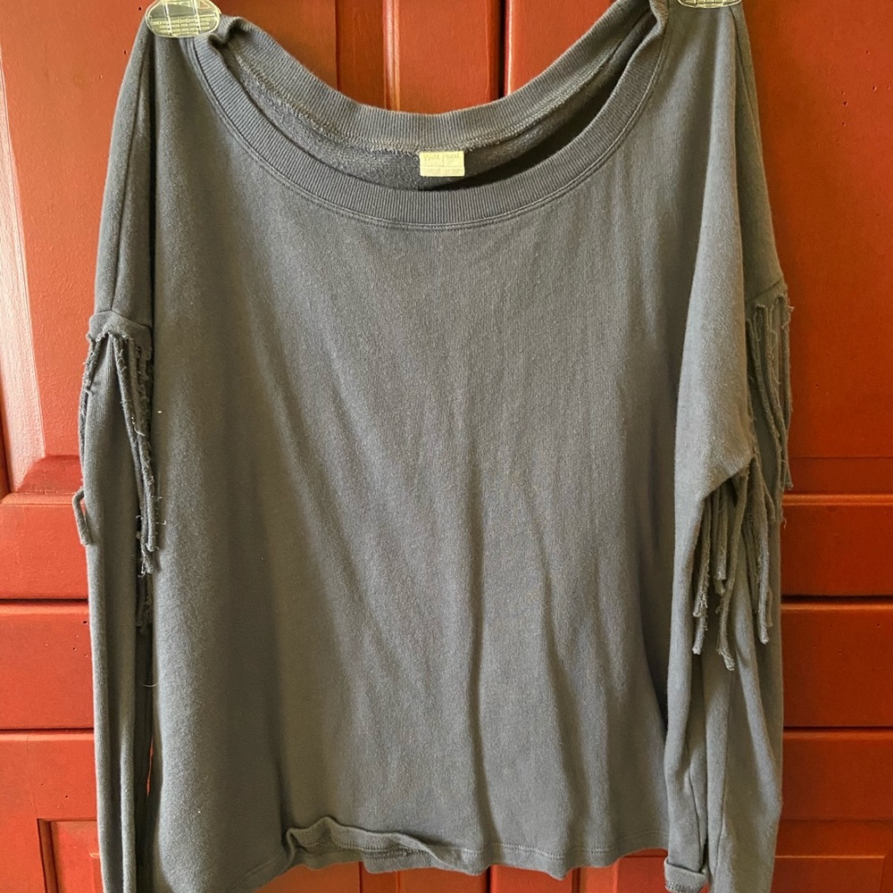 Off the Shoulder BoHo Sweatshirt